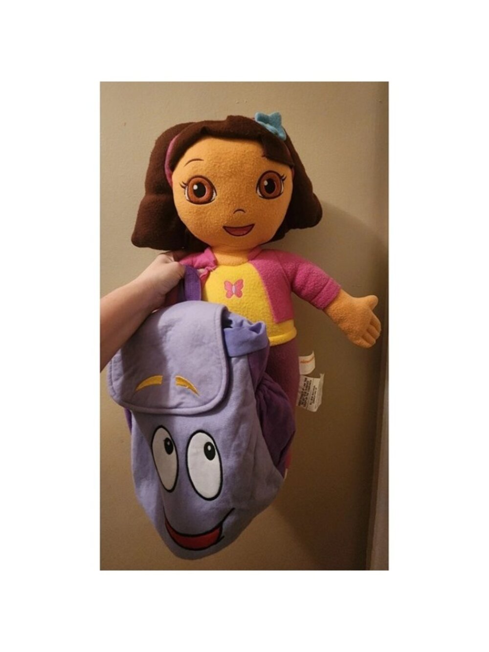 Y2K Jumbo Dora The Explorer With Backpack Plush